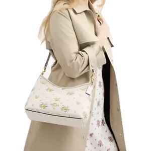 Brand New Coach Laurel Floral Print Shoulder Bag